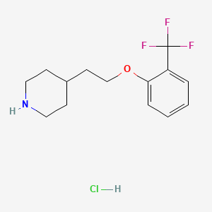 4-{2-[2-(Trifluoromethyl)phenoxy]ethyl}piperidine hydrochloride