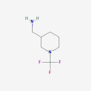 (1-(Trifluoromethyl)piperidin-3-yl)methanamine