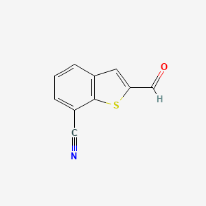 2-Formylbenzo[b]thiophene-7-carbonitrile