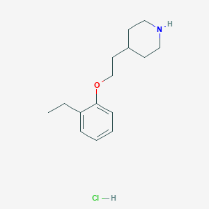 4-[2-(2-Ethylphenoxy)ethyl]piperidine hydrochloride