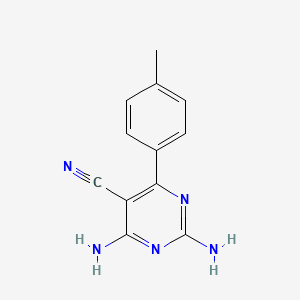 2,6-Diamino-4-(4-methylphenyl)pyrimidine-5-carbonitrile