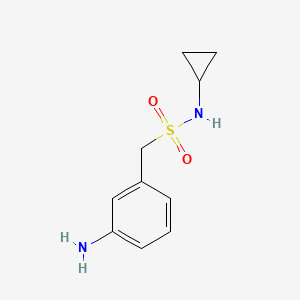 1-(3-aminophenyl)-N-cyclopropylmethanesulfonamide