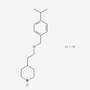 4-Isopropylbenzyl 2-(4-piperidinyl)ethyl ether hydrochloride