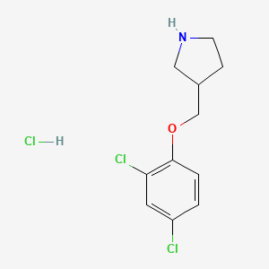 3-[(2,4-Dichlorophenoxy)methyl]pyrrolidine hydrochloride