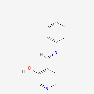 4-[(4-Methylanilino)methylidene]pyridin-3(4H)-one