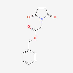 molecular formula C13H11NO4 B13975031 Benzyl (2,5-dioxo-2,5-dihydro-1H-pyrrol-1-yl)acetate CAS No. 889097-01-2