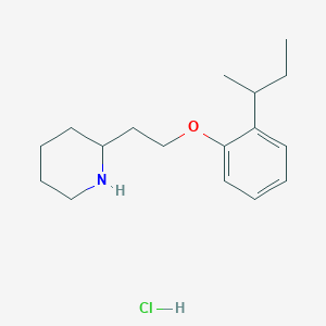 2-{2-[2-(sec-Butyl)phenoxy]ethyl}piperidine hydrochloride