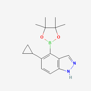 5-cyclopropyl-4-(4,4,5,5-tetramethyl-1,3,2-dioxaborolan-2-yl)-1H-indazole