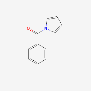 molecular formula C12H11NO B13975069 1H-Pyrrole, 1-(4-methylbenzoyl)- CAS No. 70971-70-9