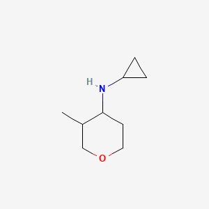 N-cyclopropyl-3-methyltetrahydro-2H-pyran-4-amine