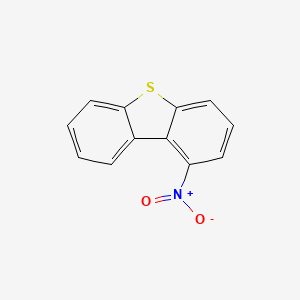 molecular formula C12H7NO2S B13975101 1-Nitrodibenzothiophene CAS No. 86689-93-2