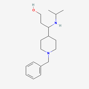 3-(1-Benzylpiperidin-4-yl)-3-(isopropylamino)propan-1-ol