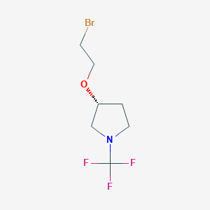 (R)-3-(2-bromoethoxy)-1-(trifluoromethyl)pyrrolidine