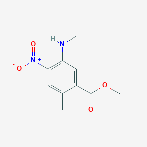 Methyl 2-methyl-5-(methylamino)-4-nitrobenzoate