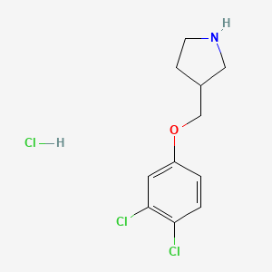 3-[(3,4-Dichlorophenoxy)methyl]pyrrolidine hydrochloride