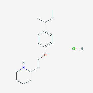 2-{2-[4-(sec-Butyl)phenoxy]ethyl}piperidine hydrochloride