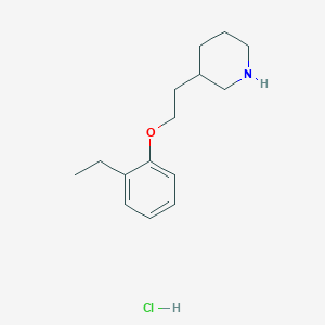 3-[2-(2-Ethylphenoxy)ethyl]piperidine hydrochloride