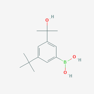 (3-(tert-Butyl)-5-(2-hydroxypropan-2-yl)phenyl)boronic acid