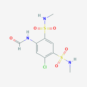 N-[5-chloro-2,4-bis(methylsulfamoyl)phenyl]formamide