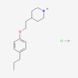 4-[2-(4-Propylphenoxy)ethyl]piperidine hydrochloride