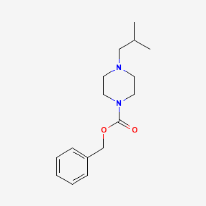 molecular formula C16H24N2O2 B13975313 Benzyl 4-isobutyl-1-piperazinecarboxylate 