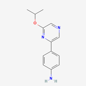 4-(6-Isopropoxypyrazin-2-yl)aniline