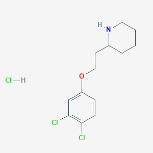 2-[2-(3,4-Dichlorophenoxy)ethyl]piperidine hydrochloride