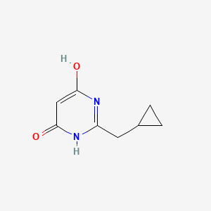 2-(Cyclopropylmethyl)pyrimidine-4,6-diol