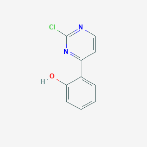 2-Chloro-4-(2-hydroxyphenyl)pyrimidine