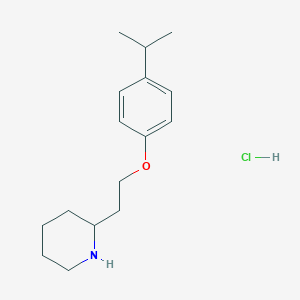 2-[2-(4-Isopropylphenoxy)ethyl]piperidine hydrochloride