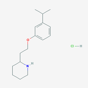 2-[2-(3-Isopropylphenoxy)ethyl]piperidine hydrochloride