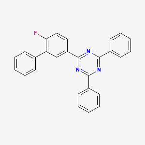 2-(6-Fluoro[1,1'-biphenyl]-3-yl)-4,6-diphenyl-1,3,5-triazine