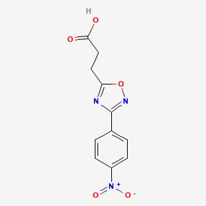 3-(4-Nitrophenyl)-1,2,4-oxadiazole-5-propanoic acid