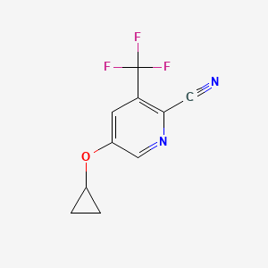 5-Cyclopropoxy-3-(trifluoromethyl)picolinonitrile