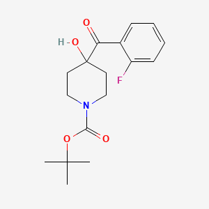 Tert-butyl 4-(2-fluorobenzoyl)-4-hydroxypiperidine-1-carboxylate