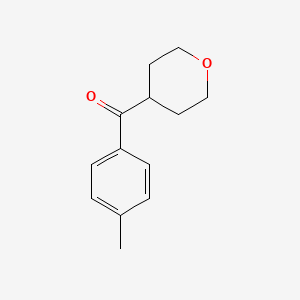 (Tetrahydro-2H-pyran-4-yl)(p-tolyl)methanone