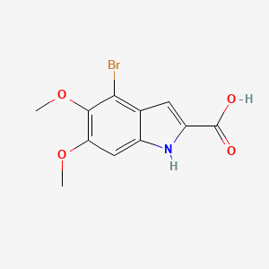 4-BroMo-5,6-diMethoxy-1H-indole-2-carboxylic acid