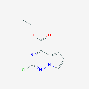 Ethyl 2-chloropyrrolo[2,1-f][1,2,4]triazine-4-carboxylate