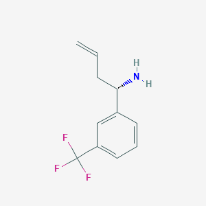 (S)-1-(3-(Trifluoromethyl)phenyl)but-3-en-1-amine