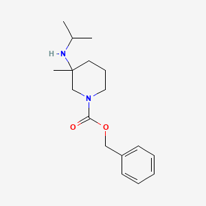 Benzyl 3-(isopropylamino)-3-methylpiperidine-1-carboxylate