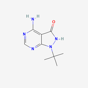 4-amino-1-tert-butyl-1H-pyrazolo[3,4-d]pyrimidin-3-ol