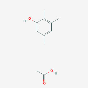 Acetic acid;2,3,5-trimethylphenol