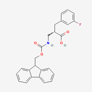 (S)-3-((((9H-Fluoren-9-yl)methoxy)carbonyl)amino)-2-(3-fluorobenzyl)propanoic acid