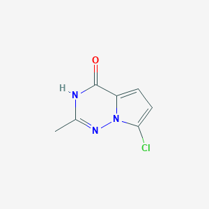 7-Chloro-2-methyl-3H-pyrrolo[2,1-f][1,2,4]triazin-4-one