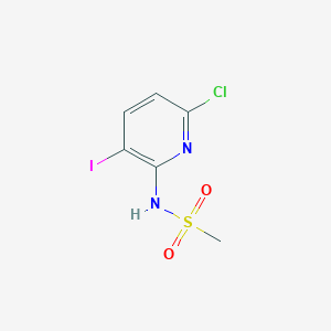 N-(6-Chloro-3-iodopyridin-2-yl)methanesulfonamide