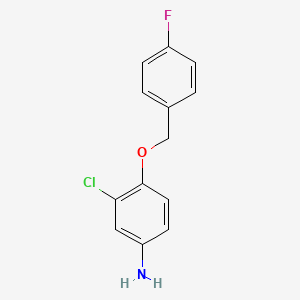 3-Chloro-4-[(4-fluorobenzyl)oxy]aniline