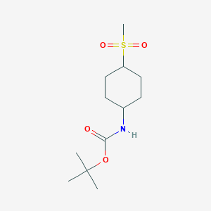 Tert-butyl trans-4-(methylsulfonyl)cyclohexylcarbamate