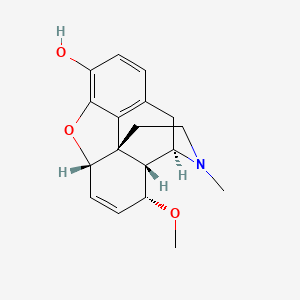 Morphinan-3-ol, 6,7-didehydro-4,5-alpha-epoxy-8-alpha-methoxy-17-methyl-