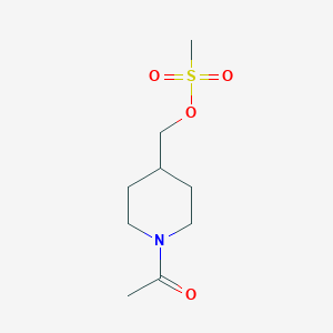 (1-Acetylpiperidin-4-yl)methyl methanesulfonate