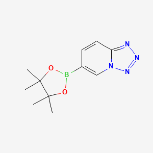 6-(4,4,5,5-Tetramethyl-1,3,2-dioxaborolan-2-yl)tetrazolo[1,5-a]pyridine